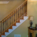 Gothic Hammered Bar, Double Knuckle and Globe