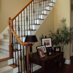 Gothic Hammered Bar and Globe